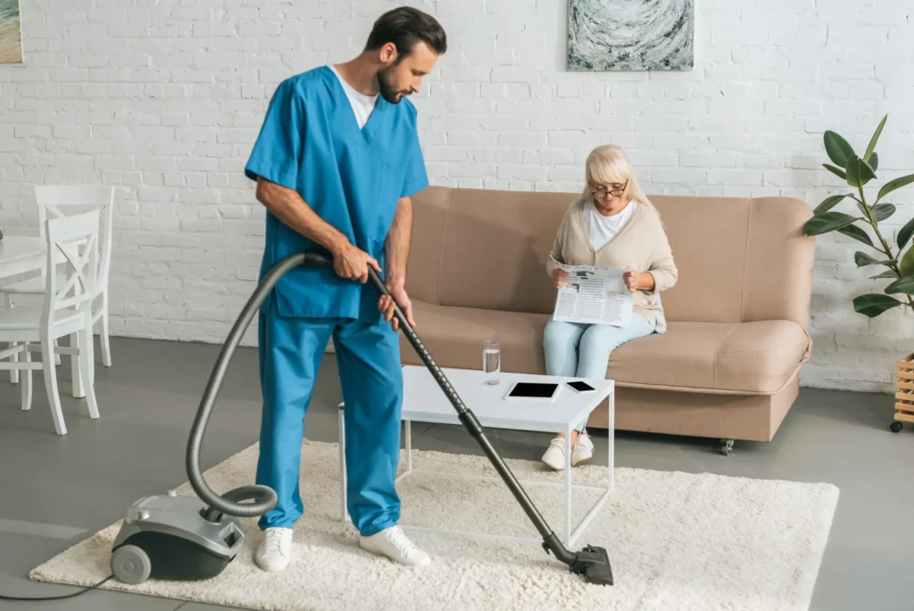 Gentle light housekeeping assistance as part of in-home personal care in Frederick County, Maryland