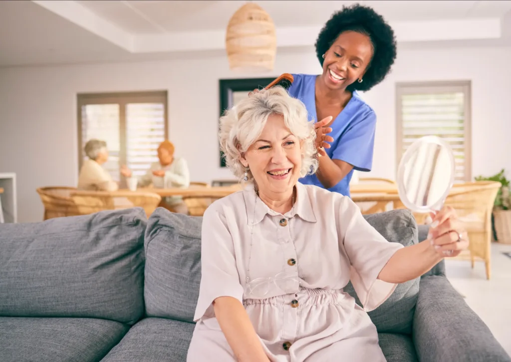 Compassionate in-home personal care for elderly woman in Frederick County, Maryland